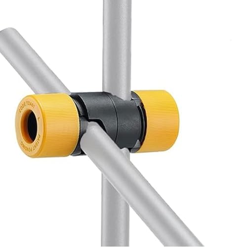 Image of PHOTOMAX DSLR Flash Light Stand Center Handle Shaft Adapter Connector Camera Mobile Clip Tripod Mount Bracket Compatible with D12-22mm Tube Rods (Cross Arm Dual Adapter)