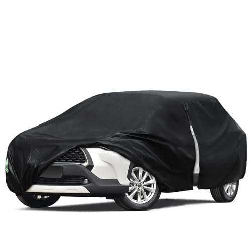 Image of 6 Layers Car Cover Waterproof All Weather for Automobiles, SUV Size A6 Universal Fit for Toyota RAV4 /4Runner, Honda CRV, Hyundai Santa Fe, Nissan Rogue, Audi Q5 (182-190 inch)