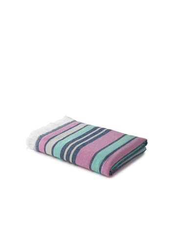 Top Towel - Chill- Toalla Playa Grande 170x90 cm - Algodón 100% Puro Tela + Rizo - 400 g/m² Suave, Absorbente, Repele Arena y Secado Rápido - Lavado a Máquina y Secadora
