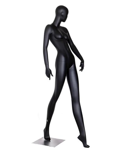 BBHW Manichino Manichino Donna Intero Corpo Nero Opaco, Abito Curvy Leggero a Forma di Busto, Manichino Manichino da Vetrina per Cappotti/Vestiti/Pantaloni (Color : Style 3)