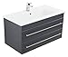 Produktbild emotion Badmöbel mit Villeroy & Boch Venticello Waschbecken 80 cm anthrazit