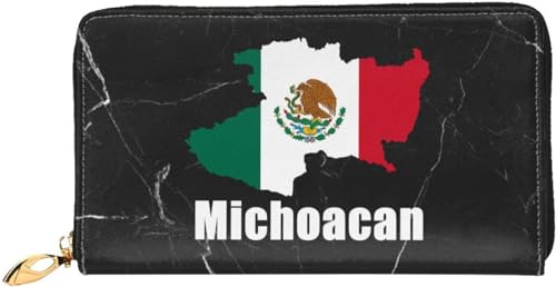 Michoacan Mexico Mexican Map Wallet Card Bag