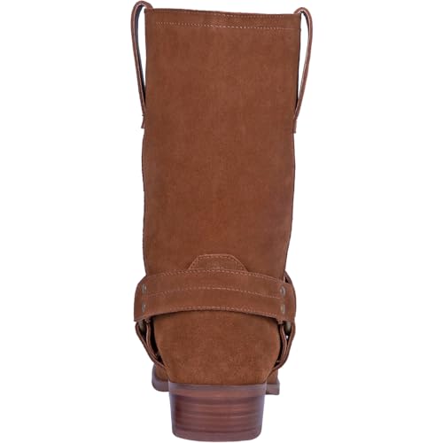 Dingo Mens Buster Pull On Casual Boots Mid Calf - Brown3