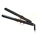 MHU Hair Straightener 1 Inch Instant Heat, Tourmaline Ceramic 3D Floating Plates, Keratin Ion Flat Iron Auto Shut-Off and Adjustment Temperature, Black