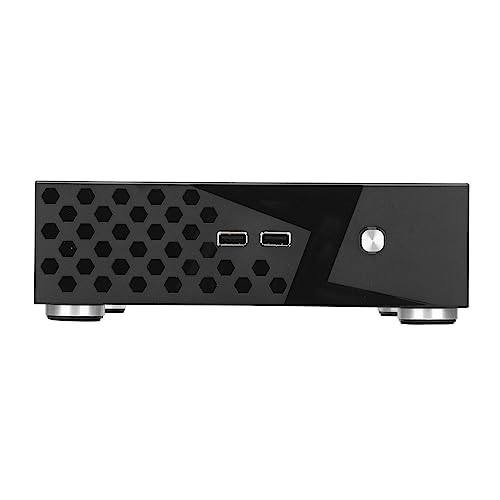 Gabinete de computadora de escritorio, Gabinete Mini ITX resistente, buena disipación térmica, ligero y delicado para computadoras de hotel y terminales de autoservicio miniatura 1