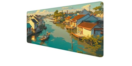 Tapis de souris gaming imperméable à bords cousus haute précision