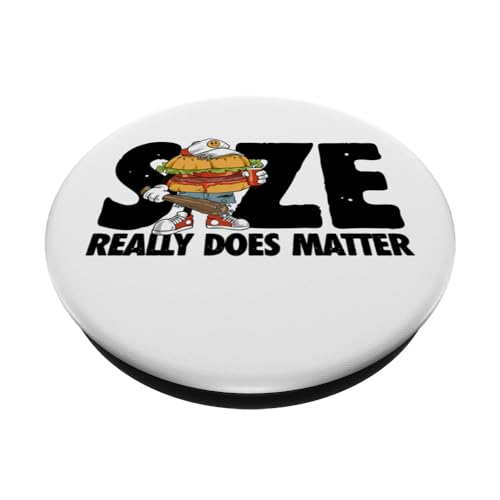 Size Really Does Matter PopSockets Swappable PopGrip, Black - Image 2