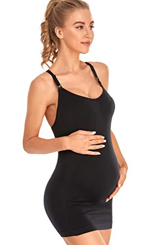 Gxxge 4Pack Women's Nursing Tank Top Cami Nursing Maternity Bra Breastfeeding Shirts With Adjustable Straps Black Beige Grey White X-Large #TOP1