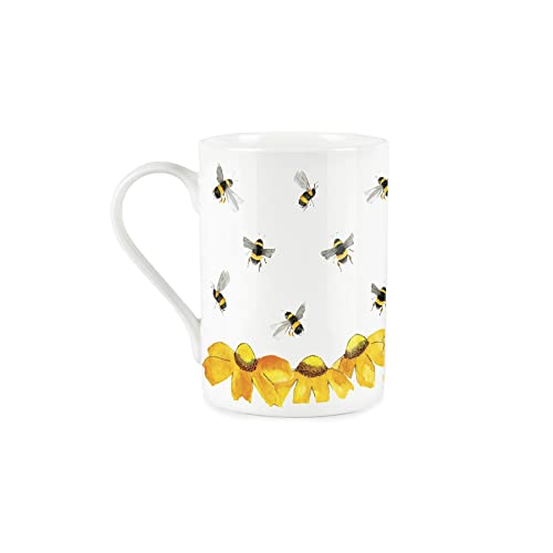 Bee Positive Mug - Bumble Bee Gift - Bone China White Mug Coffee/Tea Present - Image 2