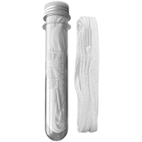 SOL3 Original Shoe Laces - Flat Replacement Shoelaces for Converse, Jordans, Dunks, Air Force 1 Sneakers & More (45”, White) Cover