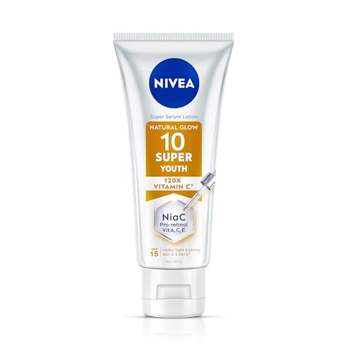 NIVEA Super 10 Youth Serum Body Lotion SPF 15 Retinol Moisturizer 170ml NIVEA Super 10 Youth Serum Body Lotion SPF 15 Retinol Moisturizer 170ml