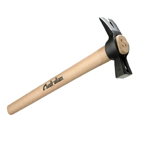 La zappa Martello per carpentiere con manico in legno di frassino verniciato (250 gr/450 mm)