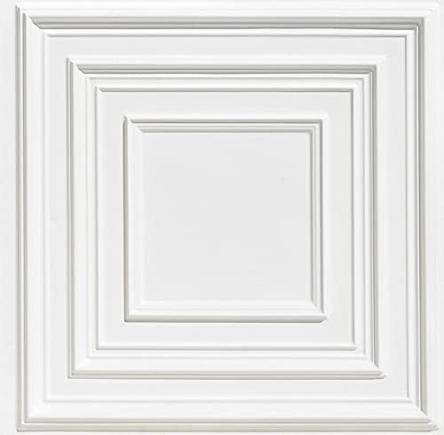 Dalles de plafond en PVC imperméables et légères 60 x 60 cm
