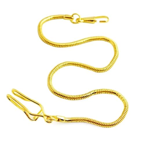 Cadena de reloj de bolsillo de acero inoxidable 39 cm accesorios de joyería unisex 3