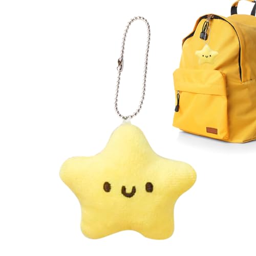 Genérico Lindo colgante de muñeco de peluche - de estrella esponjosa, dije de juguete suave, accesorio de bolso de, decorativo | de felpa colgante para niñas, niños, mujeres, llave Genérico Lindo colgante de muñeco de peluche - de estrella esponjosa, dije de juguete suave, accesorio de bolso de, decorativo | de felpa colgante para niñas, niños, mujeres, llave