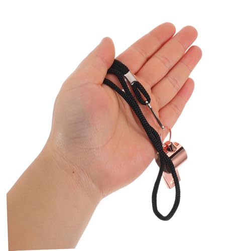Silbatos para árbitro con cuerda de nylon acero inoxidable 6 pzas miniatura 4