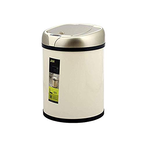 Capteur Poubelle Automatique 6L en Acier Inox Anti-Odeur Cuisine Européenne