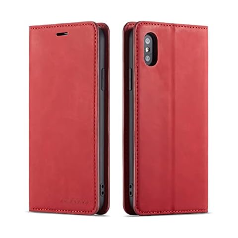 QLTYPRI iPhone X/Xs PU Leather Wallet Case Cover