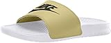nike sandalen herren Nike Nike Herren Benassi JDI Dusch- & Badeschuhe, Weiß (White/Black/Team Gold 108), 44 EU