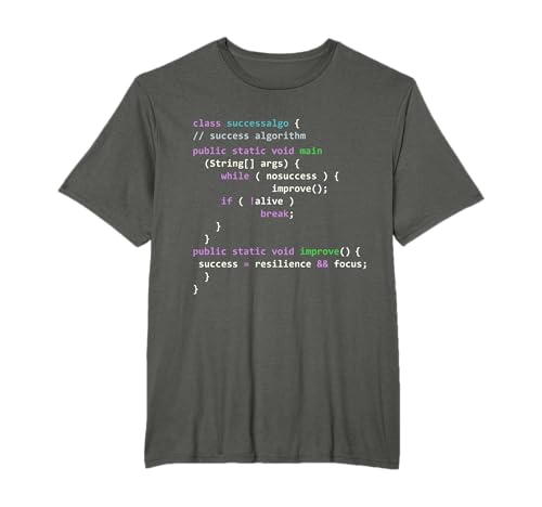 Java Programming Java Success Algorithm Java Programmer T-Shirt