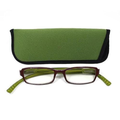 [ベイライン] ネックリーダーズスタンダード_寒色_グリーン×ブラウン+1.00_2217D