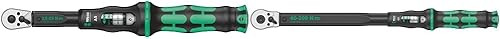 Wera Click-Torque A5 Llave dinamométrica Drive 2 5-25 Nm & 5075622001 Click-Torque C 3 llave dinamométrica con trinquete reversible, 12%22 x 40-200
