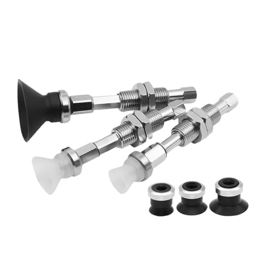 Ventouse à vide ZPT anti-torsion en silicone blanc pour manipulation sans trace