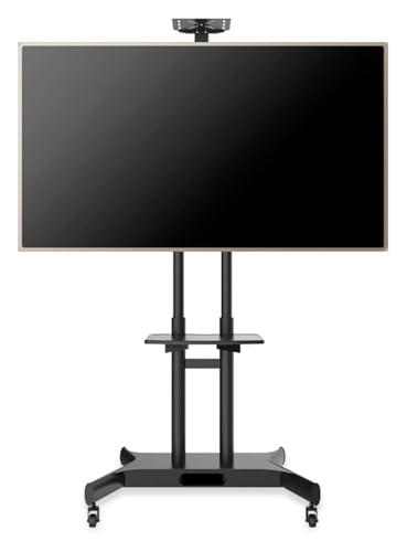 Soporte móvil para TV ajustable con ruedas miniatura 1