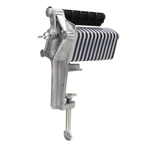 Fockety Cortador de Ceraje de Cuero de Mesa, Cortador de Tiras y Correa de Cuero Herramientas para Trenzado de Flecos Cinturones de Tiras y Encaje, de Coreas de