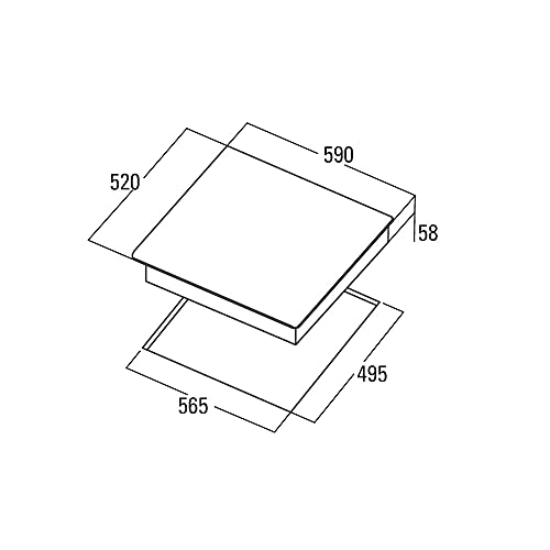 Allcata Einbau-Backofen Induktion Kochfeld SET Multifunktionsbackofen 8 Funktionen, 45cm EinbauhoheInduktionskochfeld IB… – Bild 5
