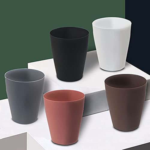 Feisco F-1813 Small Trash Can,Plastic Round Bathroom Wastebasket Garbage Can thumb #4