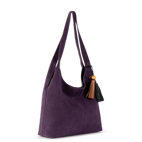 Image of The Sak Huntley Hobo Bag - Premium Leather Women's Purse for Everyday & Travel - Handbag with Shoulder Bag Straps