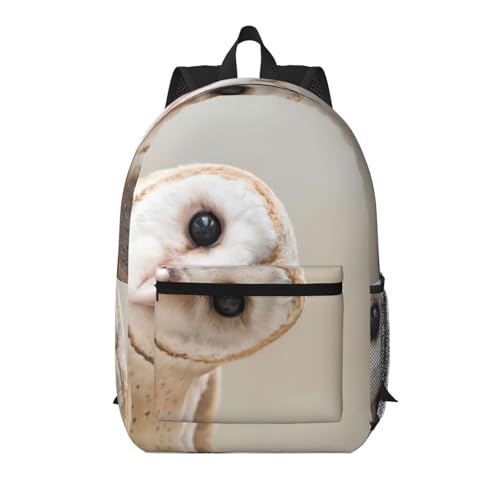 Sac à dos d'école léger noir EdWal avec poche et motif original mixte