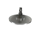 Ustbaly Vac-U-Lock Suction Cup Adapter Quick Connect Device Accessories for Cupping Machine Durable Aluminum 3.94 Inch Strong Suction Cups Compatible with Vac U Lock Systems Replacement Parts (Silver)