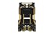 STANLEY 2-in-1 klappbare Sackkarre & Transportwagen, Tragkraft 70/137 kg, SXWTD-FT585, Plattformwagen, Paketwagen, Abmessungen Plattform 134 x 44cm, Abmessungen Aluminiumplatte 39 x 29cm