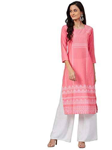 Image of Vaamsi Women's Crepe Regular Kurta