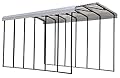 Arrow Carports Galvanized Steel Carport, RV Metal Carport Kit, 14' x 29' x 14', Eggshell
