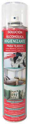 Solución Alcohólica Higienizante Especial Tejidos 400 ml (Ropa, Alfombras, Almohadas, Sábanas, Cortinas, Sofás.)