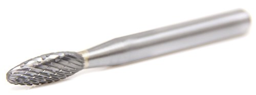 Fresa de carburo en forma de llama para metal y madera miniatura 3