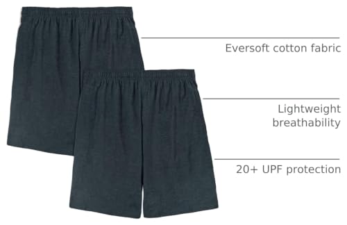 Image of Fruit of the Loom Men's Eversoft Cotton Shorts with Pockets (S-4XL)