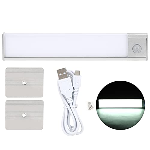 NUMNBE Luz Interior Movimiento Lampara LED Recargable, Sensor USB para Cocina y Armario, Sensor Automático, Fácil Instalación, Uso en Pasillo y Regleta (Tipo 2)