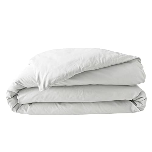 Douceur d'Intérieur - Funda nórdica (260 x 240 cm) Percaline White, Percal de Algodón