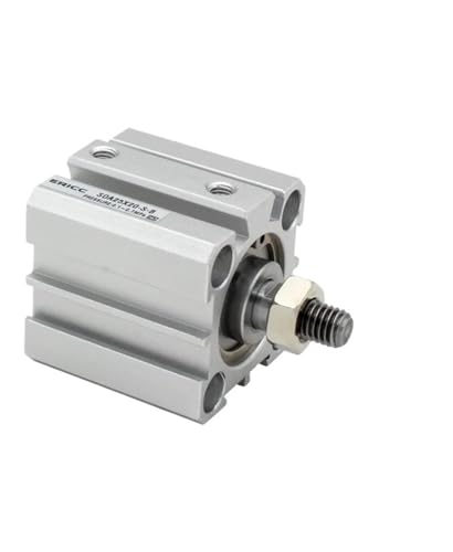 Cylindre compact pneumatique SDA20 double action bore 20mm course 50 - 2