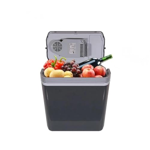 WRWRW Congelador 24L 12V Apto for coche 110V AC Refrigeración y calefacción doméstica Nevera portátil de mano oculta Fiesta de campo Fiesta en casa(For car home M37P)