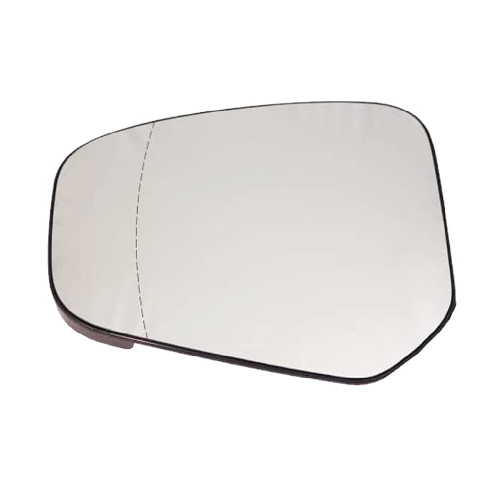 Vetro Specchietto Retrovisore Riscaldato per Ford Tourneo/Transit Courier 2014-, Sinistro Destro Lato Esterno Specchio Piastra di Supporto Sostituzione Auto, Left-White
