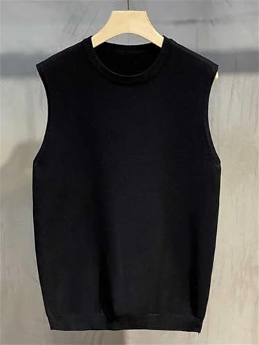 TdvcpmkkMen's Golf Sweater Vest V Neck Sleeveless Pullover Casual Soft Knit Sweater Vest4