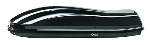 Farad Marlin Dachbox 480L schwarz metallic - Doppelter Seitenöffner, TÜV-GS Zulassung, 5 Jahre Garantie - 3-Punkt-Zentralverriegelung mit Sicherheitsschlüssel