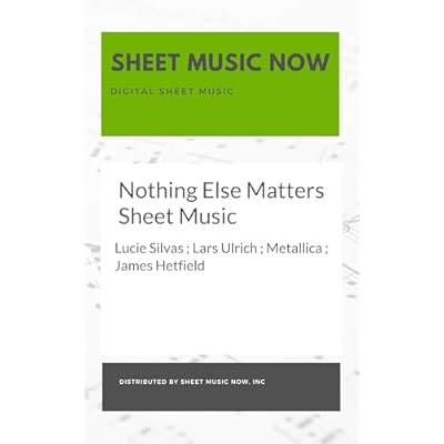 Nothing Else Matters Sheet Music