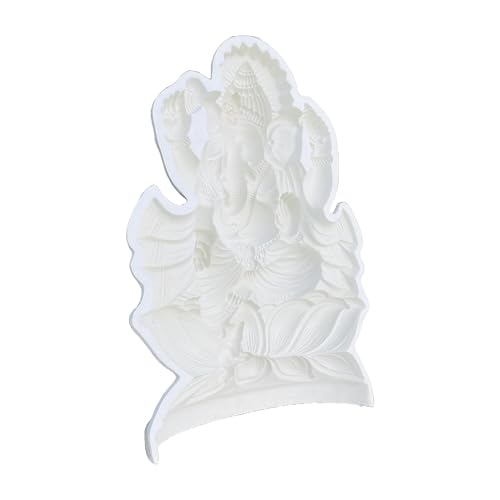 Image of 18-Inch Ganesha Idol Making Mold - Durable Reusable Mould for Eco-Friendly Clay Idols Fibreglass mouldArt Sculpture