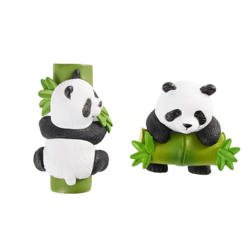 Set de 8 imanes decorativos 3D panda para refrigerador miniatura 5